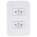 CONJUNTO 4X2 2 TOMADAS 2P+T 20A 250V TABLET BRANCO