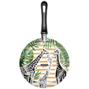 Frigideira Em Aluminio Antiaderente Starflon T1 E Externo Em Silicone Estampado Vivacor Girafa 24 Cm