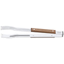 Pegador Para Carne Churrasco Com Lâmina Em Aço Inox E Cabo De Madeira 37 Cm