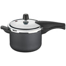 Panela De Pressão Vancouver Em Alumínio Antiaderente Starflon T1 Grafite 20 Cm 4,5 L