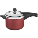 Panela De Pressão Vancouver Em Alumínio Antiaderente Starflon T1 Vermelha 20 Cm 4,5 L