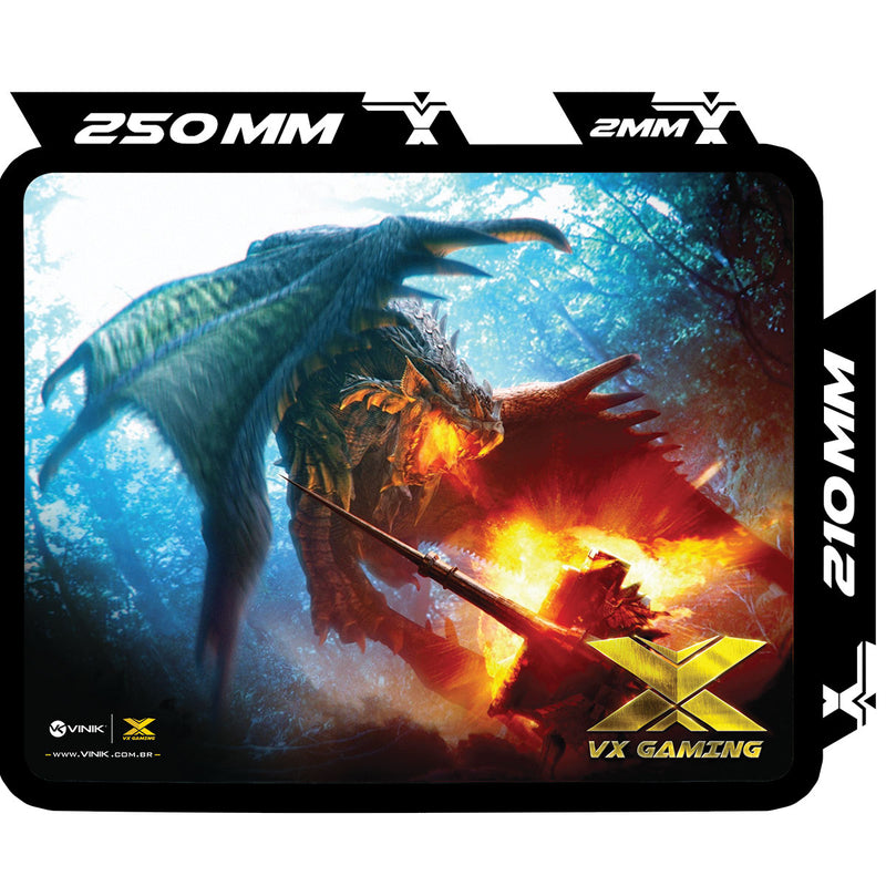 Mouse Pad Gamer Vinik Battle 250x210x20mm