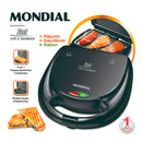 Sanduicheira Fast Grill E Sandwich Antiaderente 750w S-12 Preta 127v
