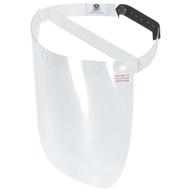 MÁSCARA DE PROTEÇÃO FACIAL FACE SHIELD ECO PETG COM 10 UNIDADES - PC / 10