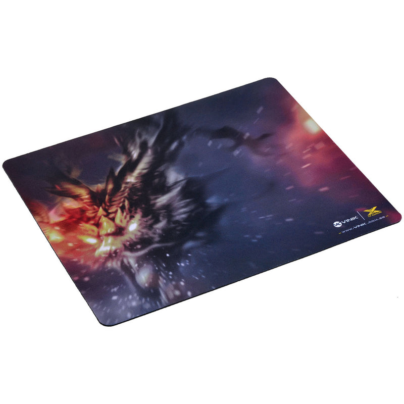 Mouse Pad Gamer Vinik Fire Dragon - 320x270x2mm