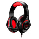Headset Gamer Warrior Rama Usb+p3+p2 Led Ph219 Vermelho