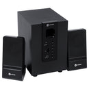 Caixa De Som 2.1 Groove 20w Subwoofer + 2 Caixas Satélite, Em Madeira - Com Bluetooth Fm E Controle Remoto - Cxgro20w