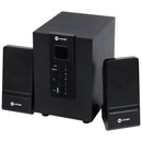 Caixa De Som 2.1 Groove 20w Subwoofer + 2 Caixas Satélite, Em Madeira - Com Bluetooth Fm E Controle Remoto - Cxgro20w