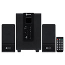 Caixa De Som 2.1 Groove 20w Subwoofer + 2 Caixas Satélite, Em Madeira - Com Bluetooth Fm E Controle Remoto - Cxgro20w