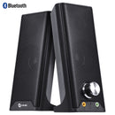 Caixa De Som 2.0 Dual 6w Com Bluetooth E Entrada Para Fone E Microfone - Cxdu-bt