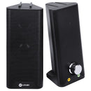 Caixa De Som 2.0 Dual 6w Com Bluetooth E Entrada Para Fone E Microfone - Cxdu-bt