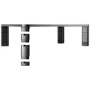 Suporte Para Monitor Regulagem De Altura Modular 17" 32" Plmsm01p - Base De Madeira