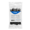 Cinta Abraçadeira Em Nylon Pa66 2.5 X 100 Mm Pacote Com 100 Unidades Preta