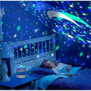 Projetor Globo Magico De Cristal Rotativo Galaxy LED Quarto Estrelado