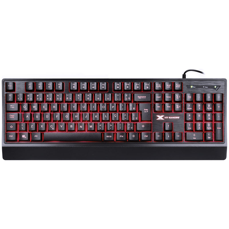 Teclado Gamer Defender Abnt2 Multimidia Led 7 Cores 1.8 Metros Usb - Gt300