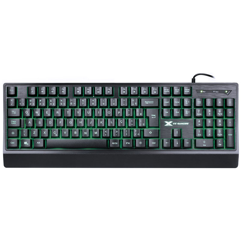 Teclado Gamer Defender Abnt2 Multimidia Led 7 Cores 1.8 Metros Usb - Gt300