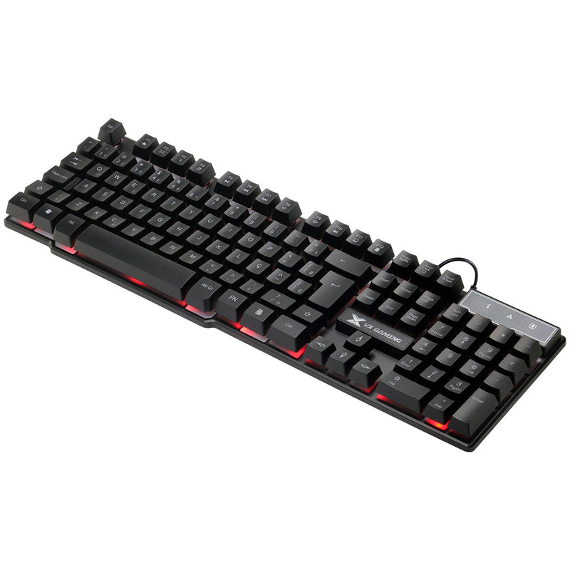 Teclado Gamer Hydra 107 Teclas + 12 Multimídia Com Led Vermelho Sensacao Tecla Mecanica - Gt702