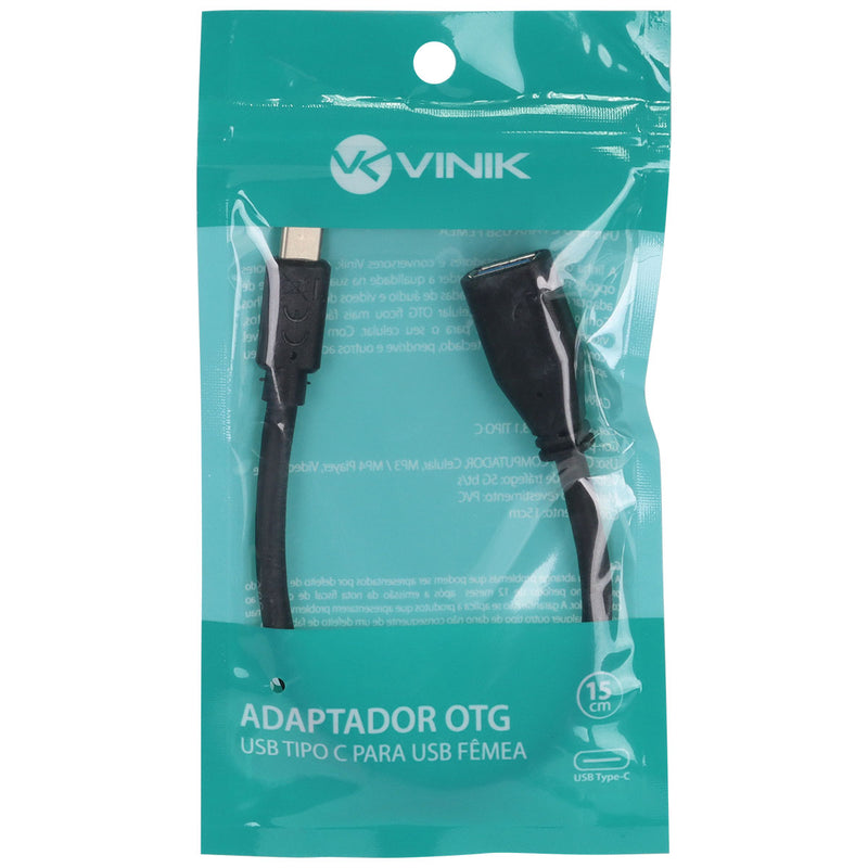 Adaptador Otg Usb 3.0 Tipo C Para Usb Femea  - Ausbotg