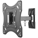Suporte Para Tv Led- Lcd De 23" A 42" Articulado Com Inclinação E Passador De Cabos - St200a