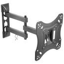 Suporte Para Tv Led Lcd De 23" A 42"  Articulado Com Inclinação E Passador De Cabos - St210a
