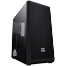 GABINETE GAMER VX GAMING VAUX COM JANELA EM VIDRO TEMPERADO - PRETO
