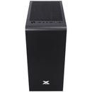 GABINETE GAMER VX GAMING VAUX COM JANELA EM VIDRO TEMPERADO - PRETO