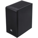 GABINETE GAMER VX GAMING VAUX COM JANELA EM VIDRO TEMPERADO - PRETO