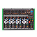 Mesa De Som 8 Canais Ultra Slim Com Usb E Bluetooth Pm-1224bt 127v
