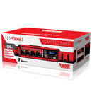 MESA DE SOM AMPLIFICADA 4 CANAIS CABEÇOTE 150W RMS NVK 4300 BT BIVOLT