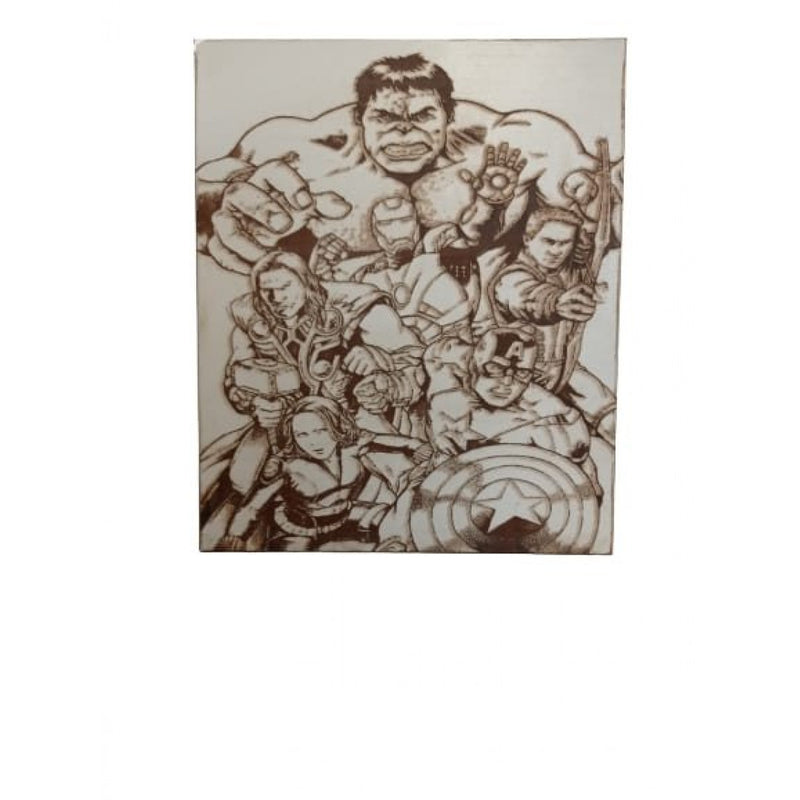 Marvel Quadrinho Decorativo Mdf