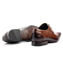 Sapato Masculino Oxford Couro Cromo Whisky