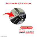 Pestana Interna Borracha Vidro Lado Direito Fiorino 83 A 13