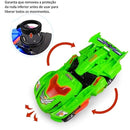Carrinho Transformers Dinossauro Tiranossauro Bate e Volta com Sons Luz