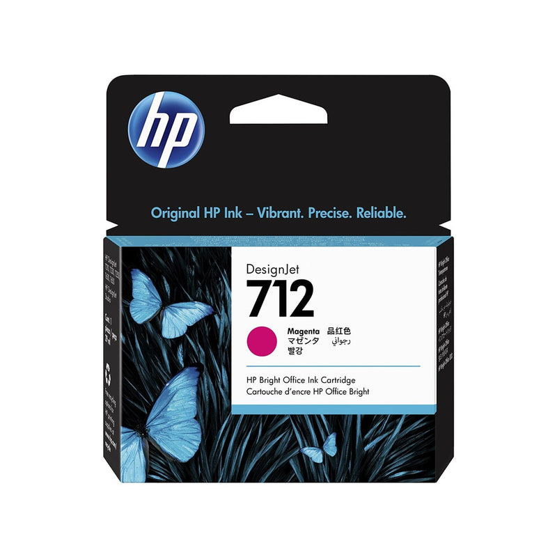 Cartucho de Tinta HP 712 Magenta PLUK 29ml 3ED68A