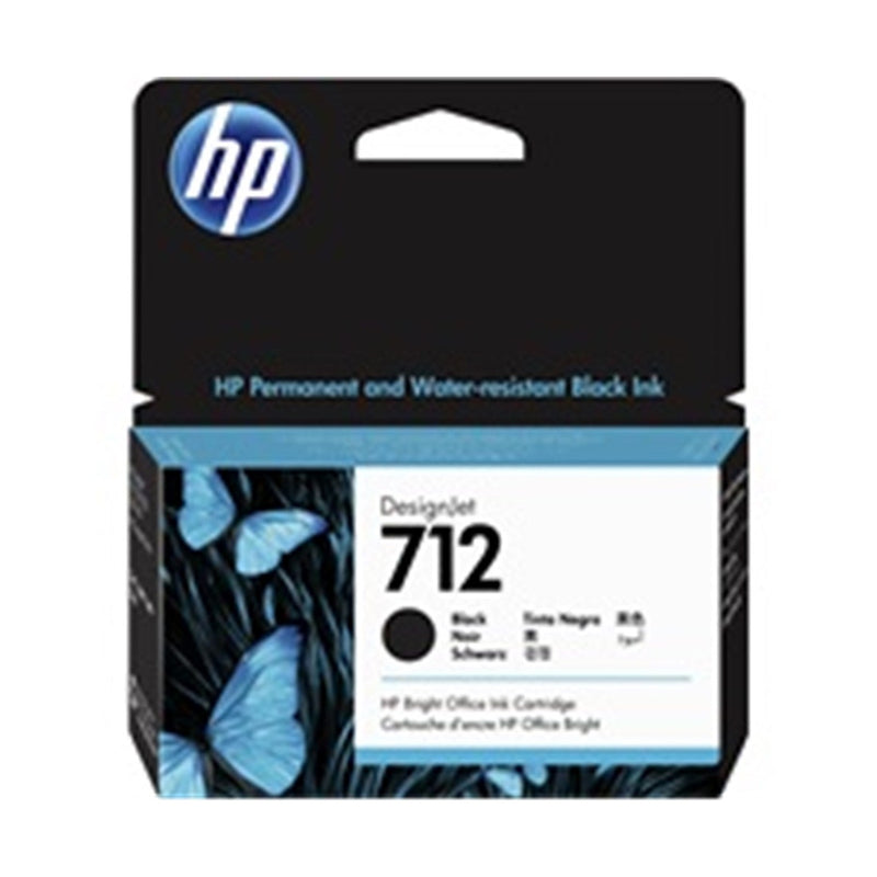 Cartucho de Tinta HP 712 Preto PLUK 80ml 3ED71A