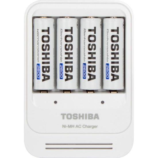 Carregador de Pilhas TNHC-6GAE4 CB (C/4 Pilhas AA 2600mAh) Toshiba