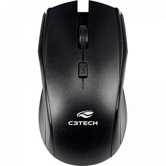 Kit Teclado e Mouse Sem Fio K-W60BK C3TECH