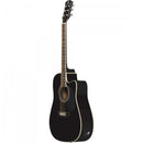 Violão HARMONICS Eletroacústico Folk Aço GE-30BK Preto