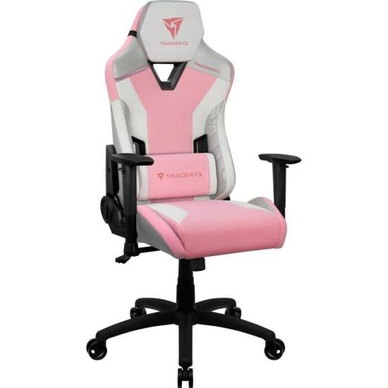 Cadeira Gamer ThunderX3 TC3 Sakura White Rosa