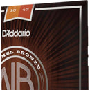 Encordoamento Para Violão Aço NB1047 .010 ~ .047 Níquel Bronze D Addario