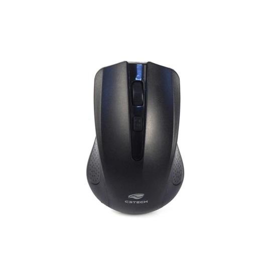 Kit Teclado e Mouse sem Fio K-W10 Preto C3tech