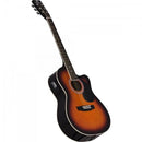 Violão Harmonics GE-21 Eletroacústico Aço Sunburst