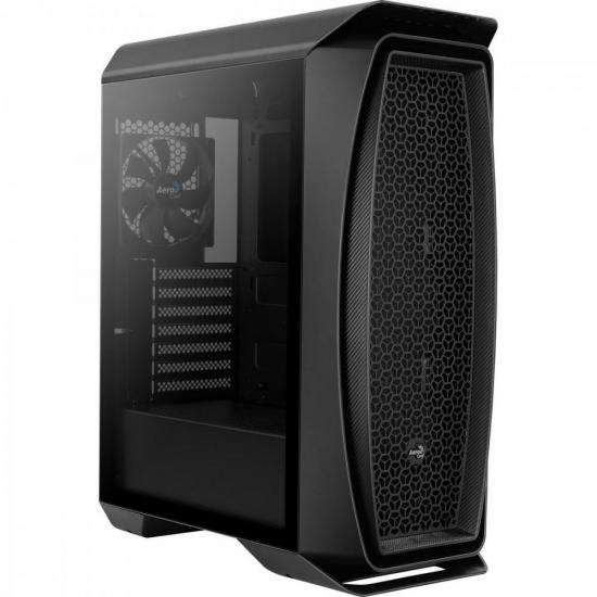 Gabinete Gamer Aerocool Aero One Preto Lateral Vidro