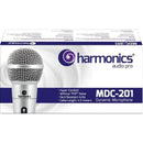 Microfone Harmonics MDC201 Dinâmico Supercardióido Prata
