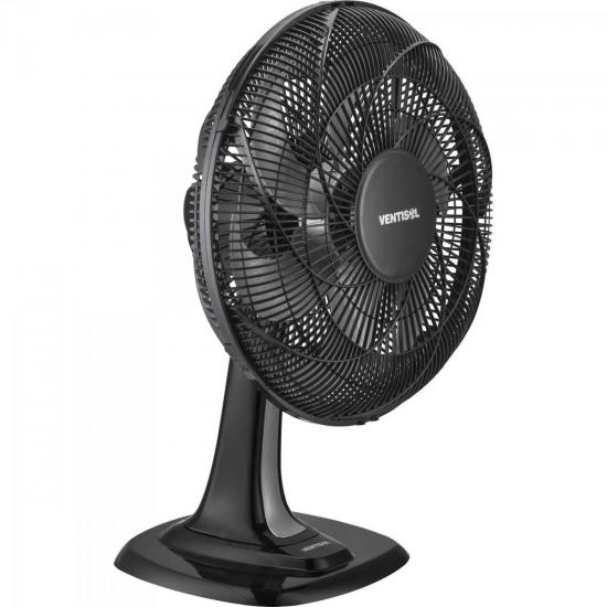 Ventilador de Mesa Ventisol Turbo 6 40cm Preto/Cinza 127v