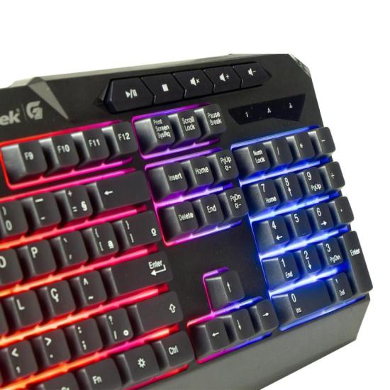 Teclado Gamer Multimidia Fortrek Spider Black Preto