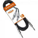 Cabo para Instrumentos Hayonik Player P10 x P10 3m Preto