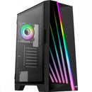 Gabinete Gamer Aerocool Mirage Preto RGB Lateral Vidro