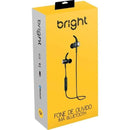 Fone De Ouvido Bright Imã Bluetooth Preto