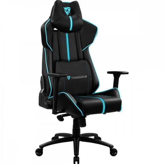 Cadeira Gamer BC7 Larger 150kg Black Cyan THUNDERX3